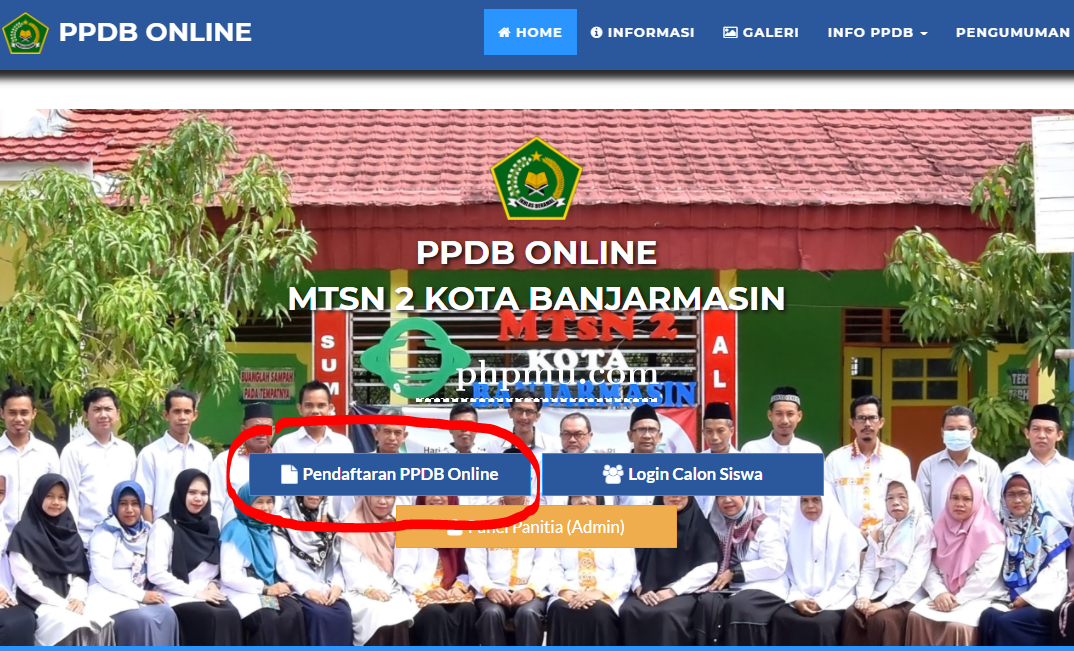MTsN 2 Kota Banjarmasin Sosialisasikan PPDB Melalui Website