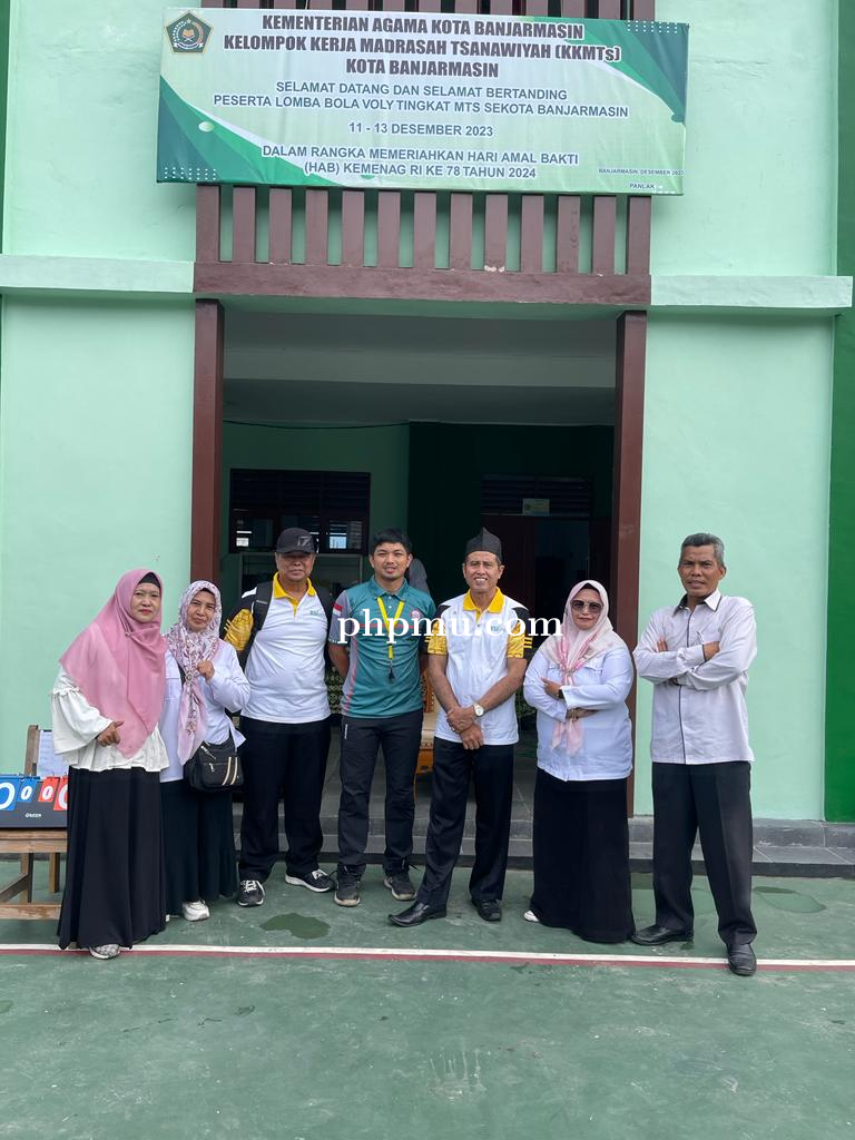 MTsN 2 Kota Banjarmasin Menjadi Tuan Rumah Pertandingan Volly Antar Siswa MTs Se Kota Banjarmasin 