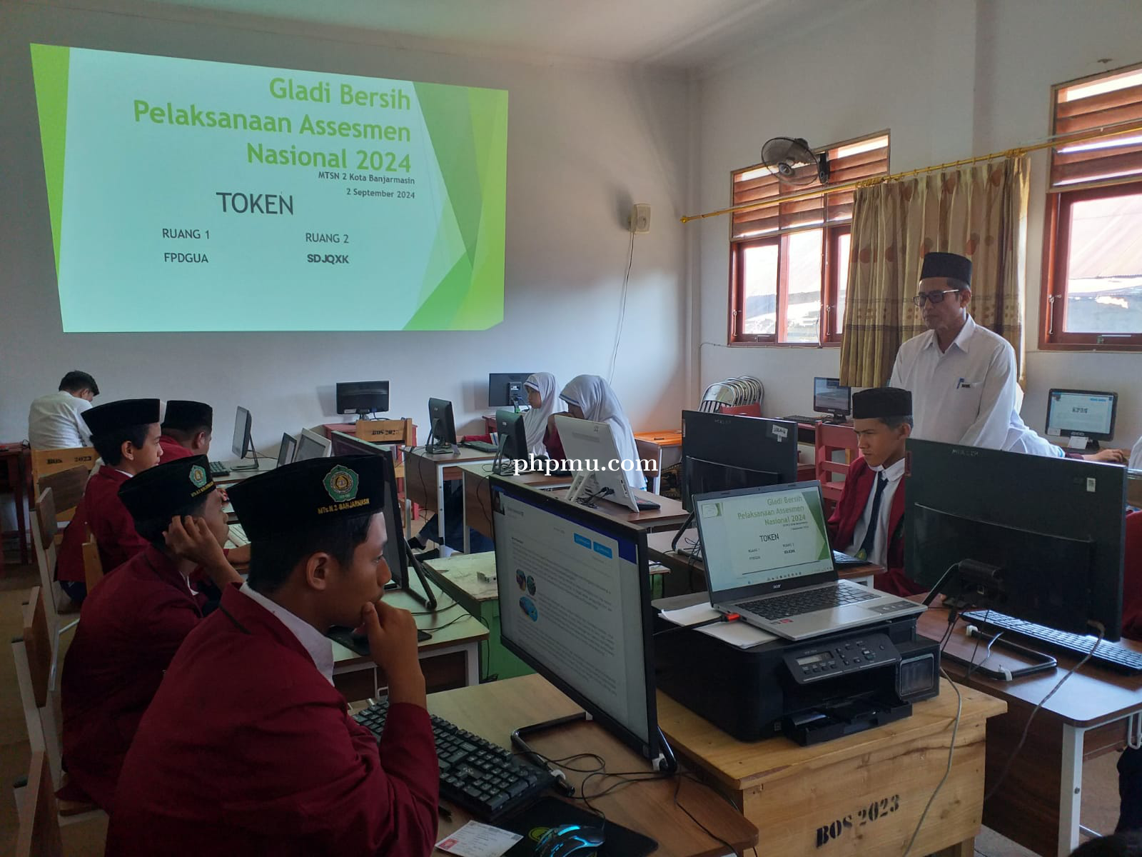 Jelang ANBK, MTsN 2 Kota Banjarmasin Adakan Gladi Bersih