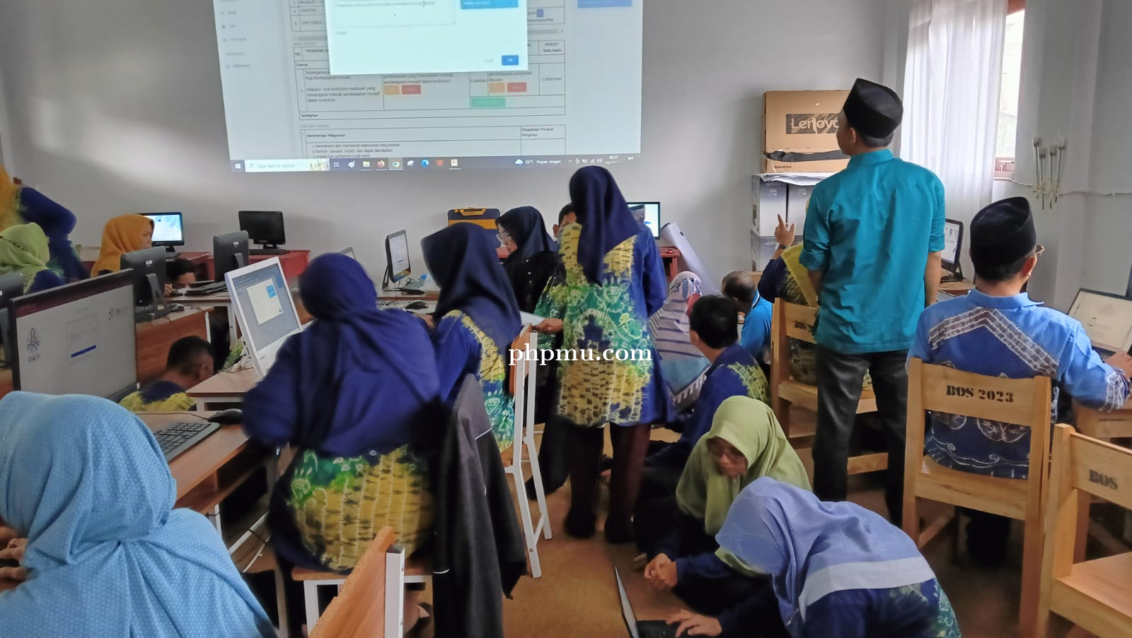 MTsN 2 Kota Banjarmasin Adakan Kegiatan Penyusunan SKP Online Pada E Kinerja BKN